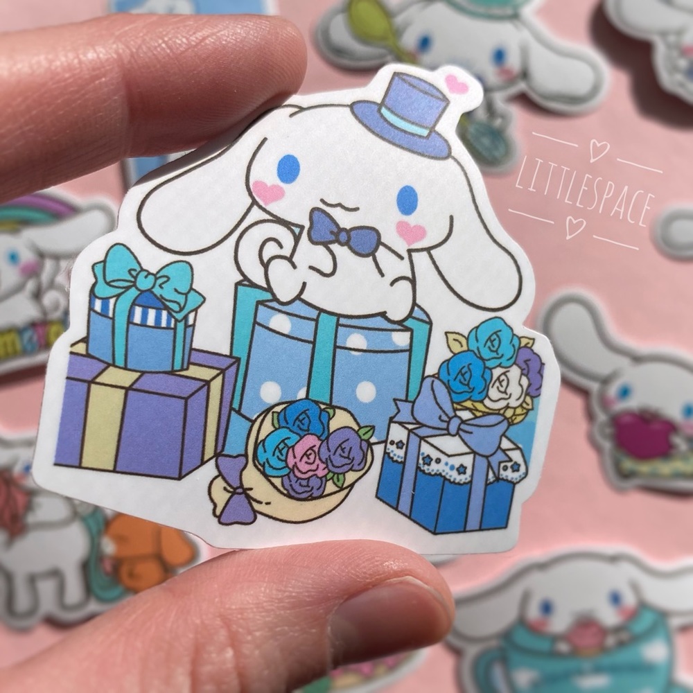 🤍 Cinnamoroll Sticker Pack4 - 17 Kawaii Sanrio Individual Large Stickers - Picture 2 of 2